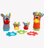 Playgro Jungle Friends Teething Toys and Rattles Gift Set - Image 3