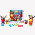 Playgro Jungle Friends Teething Toys and Rattles Gift Set
