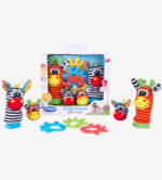 Playgro Jungle Friends Teething Toys and Rattles Gift Set