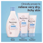 Aveeno Baby Dermexa Moisturising Wash Dry Itchy Skin 250ml - Image 5
