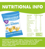 Kiddylicious Cheesy Rice Scoops 4x10g - Image 2
