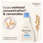 Aveeno Baby Dermexa Moisturising Wash Dry Itchy Skin 250ml - Image 4