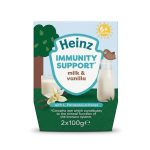 Heinz Immunity Support Milk and Vanilla Pot 6m+ 2 x 100g