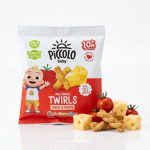 Piccolo Cocomelon Cheese & Tomato Multigrain Twirls Multipack 10+ Months 15g