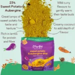 More Toddler Meals Sweet Potato & Aubergine Dhal Baby Food 10+ Months 35g - Image 5